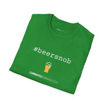 Load image into Gallery viewer, #beersnob Currently Drinking Unisex Softstyle T-Shirt
