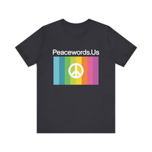 Load image into Gallery viewer, Peacewords Unisex Jersey Short Sleeve Tee - Creative Media Commerce
