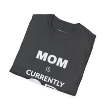 Load image into Gallery viewer, Mom Currently Drinking Unisex Softstyle T-Shirt - Creative Media Commerce