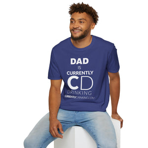 Dad's Currently Drinking Unisex Softstyle T-Shirt - Creative Media Commerce