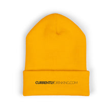Load image into Gallery viewer, Classic Cuffed Beanie with CurrentlyDrinking.com Embroidery