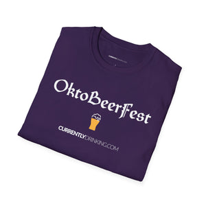 OktoBeerFest - Currently Drinking Unisex Softstyle T-Shirt - Creative Media Commerce