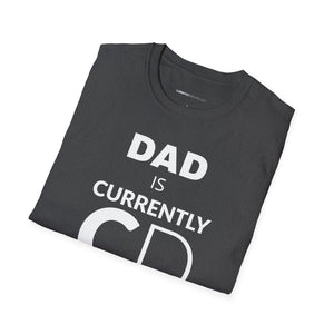 Dad's Currently Drinking Unisex Softstyle T-Shirt - Creative Media Commerce