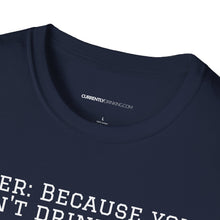 Load image into Gallery viewer, Can&#39;t Drink Bacon - Currently Drinking Unisex Softstyle T-Shirt - Creative Media Commerce