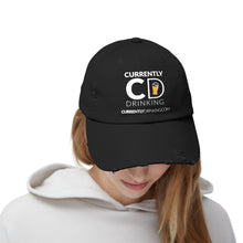 Load image into Gallery viewer, Distressed Cap - Currently Drinking Custom Hat - Creative Media Commerce
