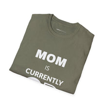 Load image into Gallery viewer, Mom Currently Drinking Unisex Softstyle T-Shirt - Creative Media Commerce