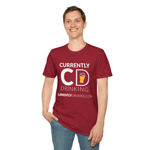 Currently Drinking Pint On Front Unisex Softstyle T-Shirt - Creative Media Commerce