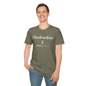 OktoBeerFest - Currently Drinking Unisex Softstyle T-Shirt - Creative Media Commerce