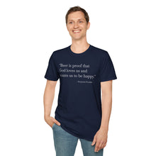 Load image into Gallery viewer, Beer Is Proof - Currently Drinking Unisex Softstyle T-Shirt