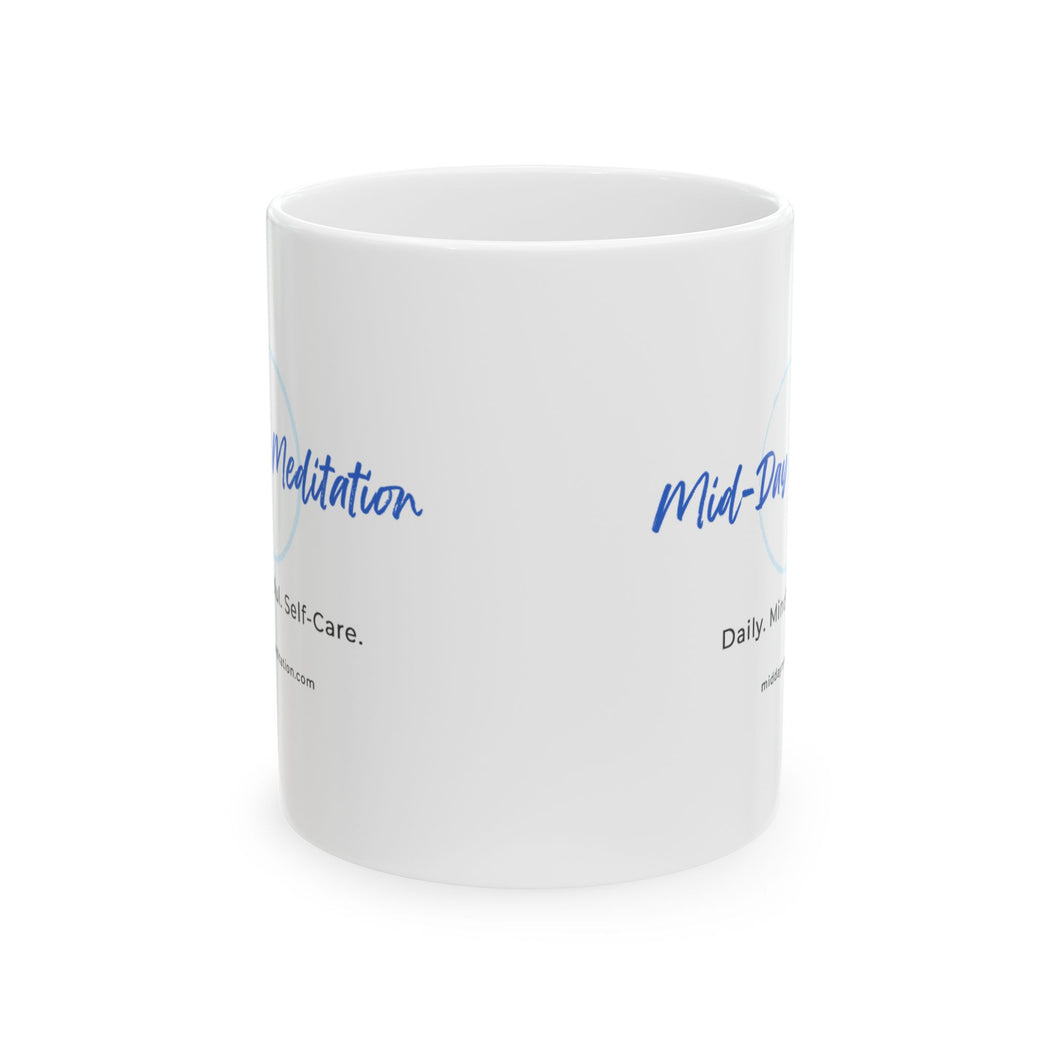 Mid-Day Meditation Ceramic Mug, (11oz, 15oz) - Creative Media Commerce