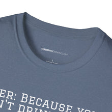 Load image into Gallery viewer, Can&#39;t Drink Bacon - Currently Drinking Unisex Softstyle T-Shirt - Creative Media Commerce