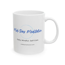 Load image into Gallery viewer, Mid-Day Meditation Ceramic Mug, (11oz, 15oz) - Creative Media Commerce