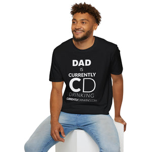 Dad's Currently Drinking Unisex Softstyle T-Shirt - Creative Media Commerce