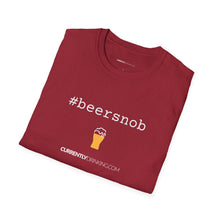 Load image into Gallery viewer, #beersnob Currently Drinking Unisex Softstyle T-Shirt