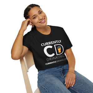 Currently Drinking Pint On Front Unisex Softstyle T-Shirt - Creative Media Commerce