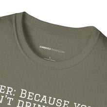 Load image into Gallery viewer, Can&#39;t Drink Bacon - Currently Drinking Unisex Softstyle T-Shirt - Creative Media Commerce