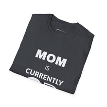 Load image into Gallery viewer, Mom Currently Drinking Unisex Softstyle T-Shirt - Creative Media Commerce