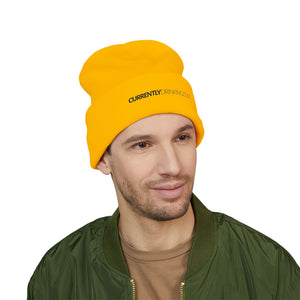 Classic Cuffed Beanie with CurrentlyDrinking.com Embroidery - Creative Media Commerce