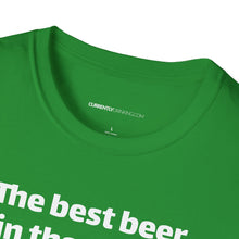 Load image into Gallery viewer, Best Beer In The World Currently Drinking Unisex Softstyle T-Shirt