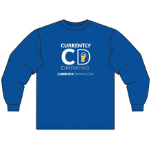 Load image into Gallery viewer, Currently Drinking Long Sleeve Tee — Logo Beer Glass Design