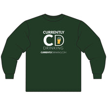 Load image into Gallery viewer, Currently Drinking Long Sleeve Tee — Logo Beer Glass Design