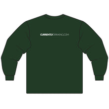 Load image into Gallery viewer, Currently Drinking Long Sleeve Tee — Logo Beer Glass Design