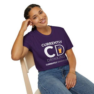 Currently Drinking Pint On Front Unisex Softstyle T-Shirt - Creative Media Commerce