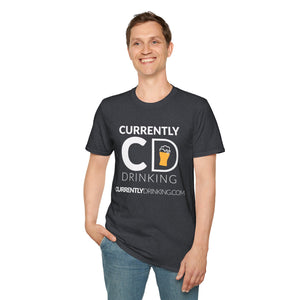 Currently Drinking Pint On Front Unisex Softstyle T-Shirt - Creative Media Commerce