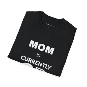 Mom Currently Drinking Unisex Softstyle T-Shirt - Creative Media Commerce