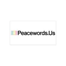 Load image into Gallery viewer, Peacewords Bumper Stickers - Creative Media Commerce