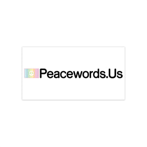 Peacewords Bumper Stickers - Creative Media Commerce