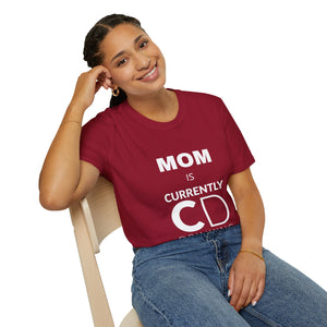 Mom Currently Drinking Unisex Softstyle T-Shirt - Creative Media Commerce