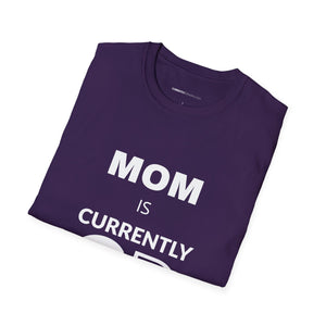 Mom Currently Drinking Unisex Softstyle T-Shirt - Creative Media Commerce