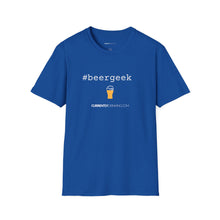Load image into Gallery viewer, #beergeek Currently Drinking Unisex Softstyle T-Shirt w/QR Code