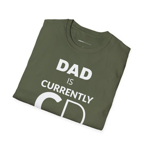 Dad's Currently Drinking Unisex Softstyle T-Shirt - Creative Media Commerce