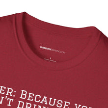 Load image into Gallery viewer, Can&#39;t Drink Bacon - Currently Drinking Unisex Softstyle T-Shirt - Creative Media Commerce