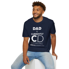 Load image into Gallery viewer, Dad&#39;s Currently Drinking Unisex Softstyle T-Shirt - Creative Media Commerce
