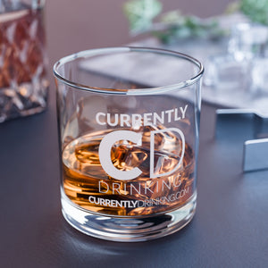 Currently Drinking Rocks Glass - Creative Media Commerce