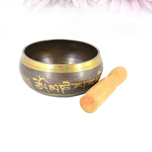 Chakra Drum for Garden Buddha Sound Bowl Tibet Singing Bowls Aromatic Meditation Timer Chime Bamboo Tibetan - Creative Media Commerce