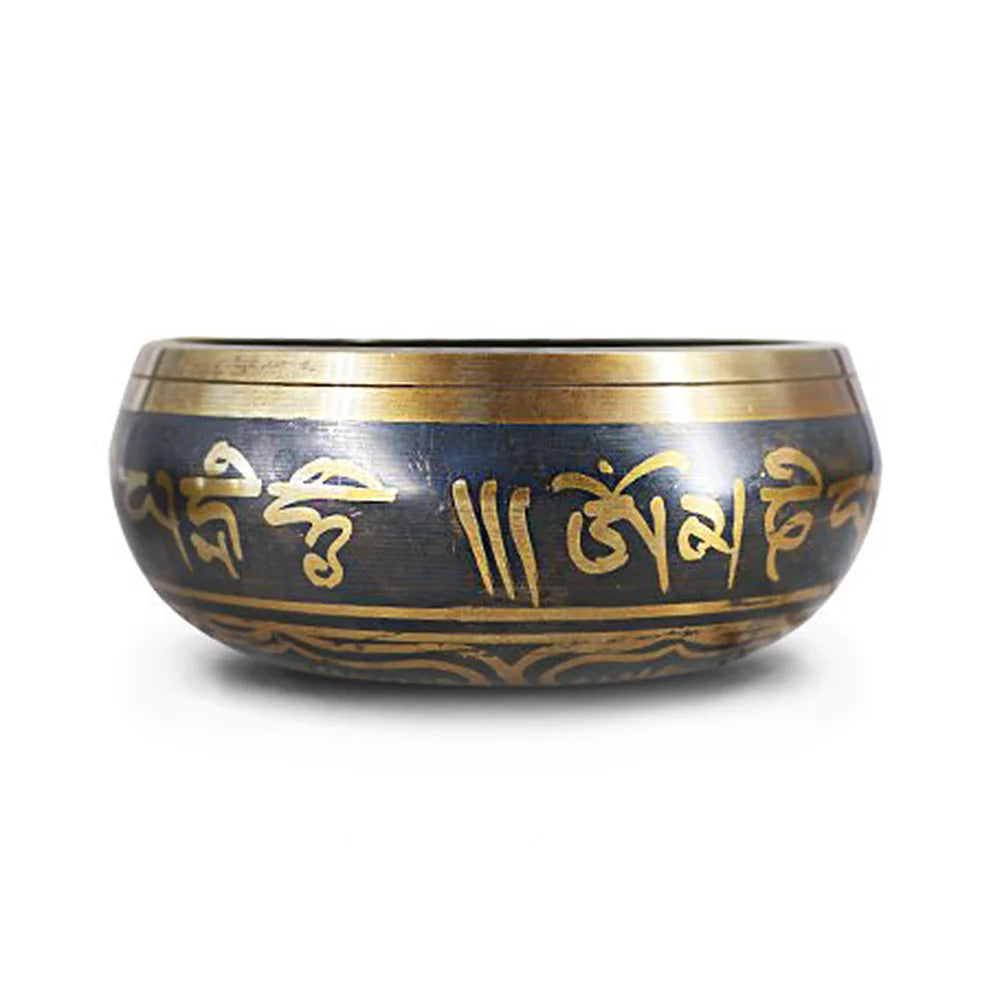 Chakra Drum for Garden Buddha Sound Bowl Tibet Singing Bowls Aromatic Meditation Timer Chime Bamboo Tibetan - Creative Media Commerce