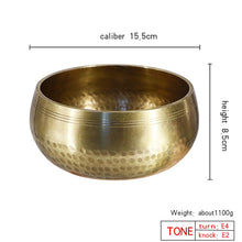 Load image into Gallery viewer, Nepal handmade Tibet Buddha sound bowl Yoga Meditation Chanting Bowl Brass Chime Handicraft music therapy Tibetan Singing Bowl - Creative Media Commerce