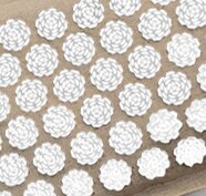 Load image into Gallery viewer, Organic Linen Acupressure Mat or Pillow or Set Yoga Meditation Mat Increase Blood Flow Neck &amp; Back Pain Relief - Creative Media Commerce
