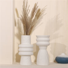 Load image into Gallery viewer, Nordic Ins Creative Ceramics Vase Home Ornaments White Vegetarian Flower Pot Vases Home Decorations Craft Gifts - Creative Media Commerce