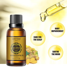 Load image into Gallery viewer, 10ML Natural Ginger Oil Lymphatic Drainage Therapy Anti Aging Plant Essential Oil Promote Metabolism Full Body Slim Massage Oils - Creative Media Commerce